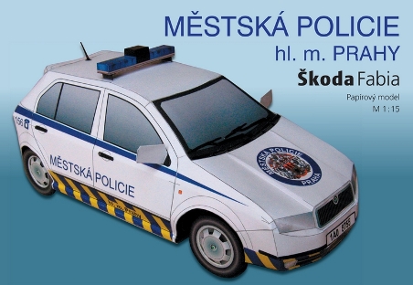 Skoda Fabia rendőr