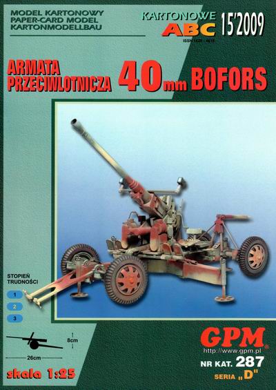 40mm BOFORS légvédelmi gépágyú
