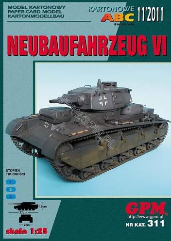 Neubaufahrzeug VI