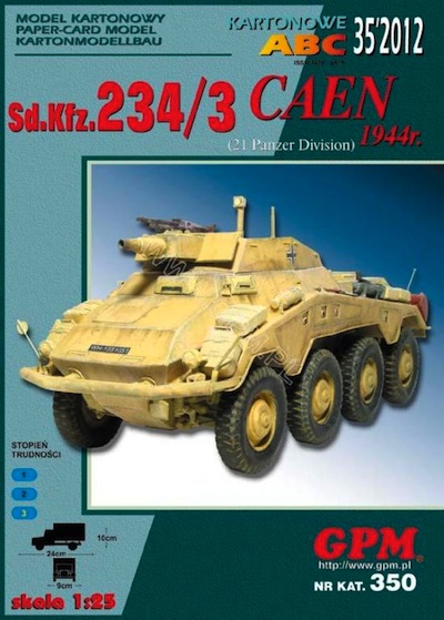 Sd.Kfz. 234/3 "Caen" (+lézerszett)