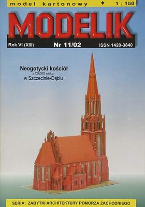 Szczeczin-i neogótikus templom XIII. század