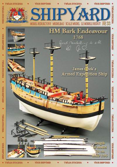 HM Bark Endeavour, 1768