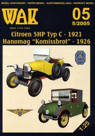 Citroen 5HP és Hanomag Komissbrot