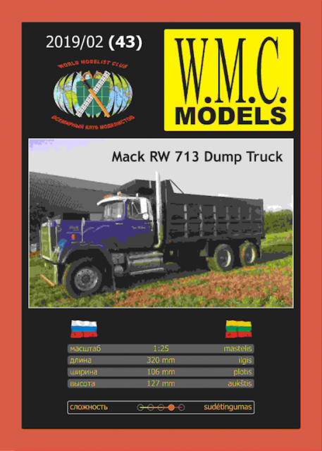 Mack RW 713 Dump Truck