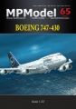 Boeing 747-430 "Jumbo Jet" Lufthansa (+lézervágott váz)
